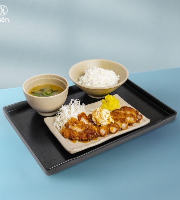 Cơm Tonkatsu sốt Teri - tama