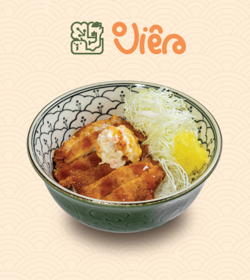 Cơm thịt heo chiên xù kiểu Nhật - KATSUDON sốt Teriyaki
