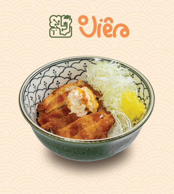 Cơm thịt heo chiên xù kiểu Nhật - KATSUDON sốt Teriyaki