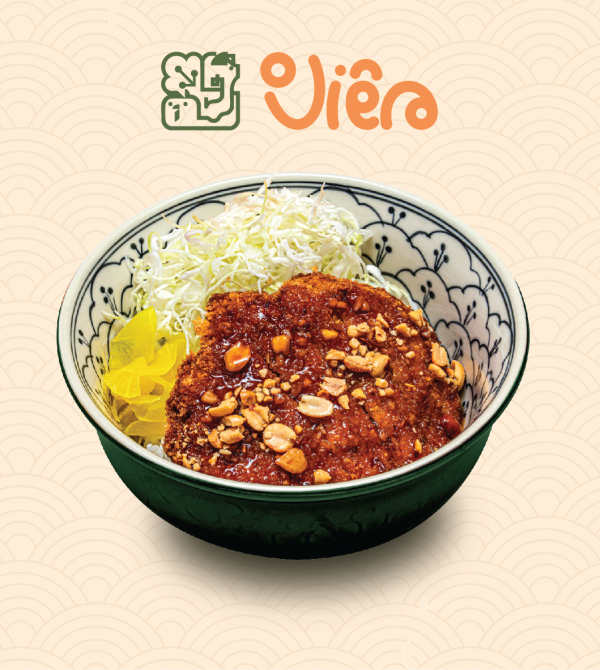 MATO KATSUDON - Cơm thịt heo chiên xù sốt mắm tỏi