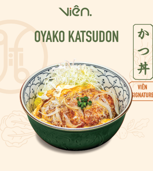OYAKO KATSUDON - Cơm thịt heo chiên xù phủ trứng