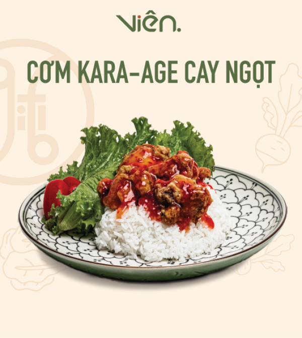 Cơm gà KARA-AGE sốt cay ngọt