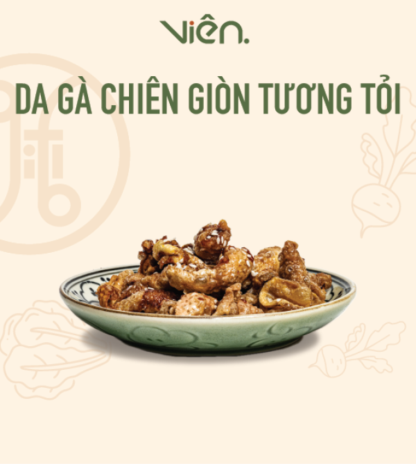 Da gà chiên giòn sốt tương